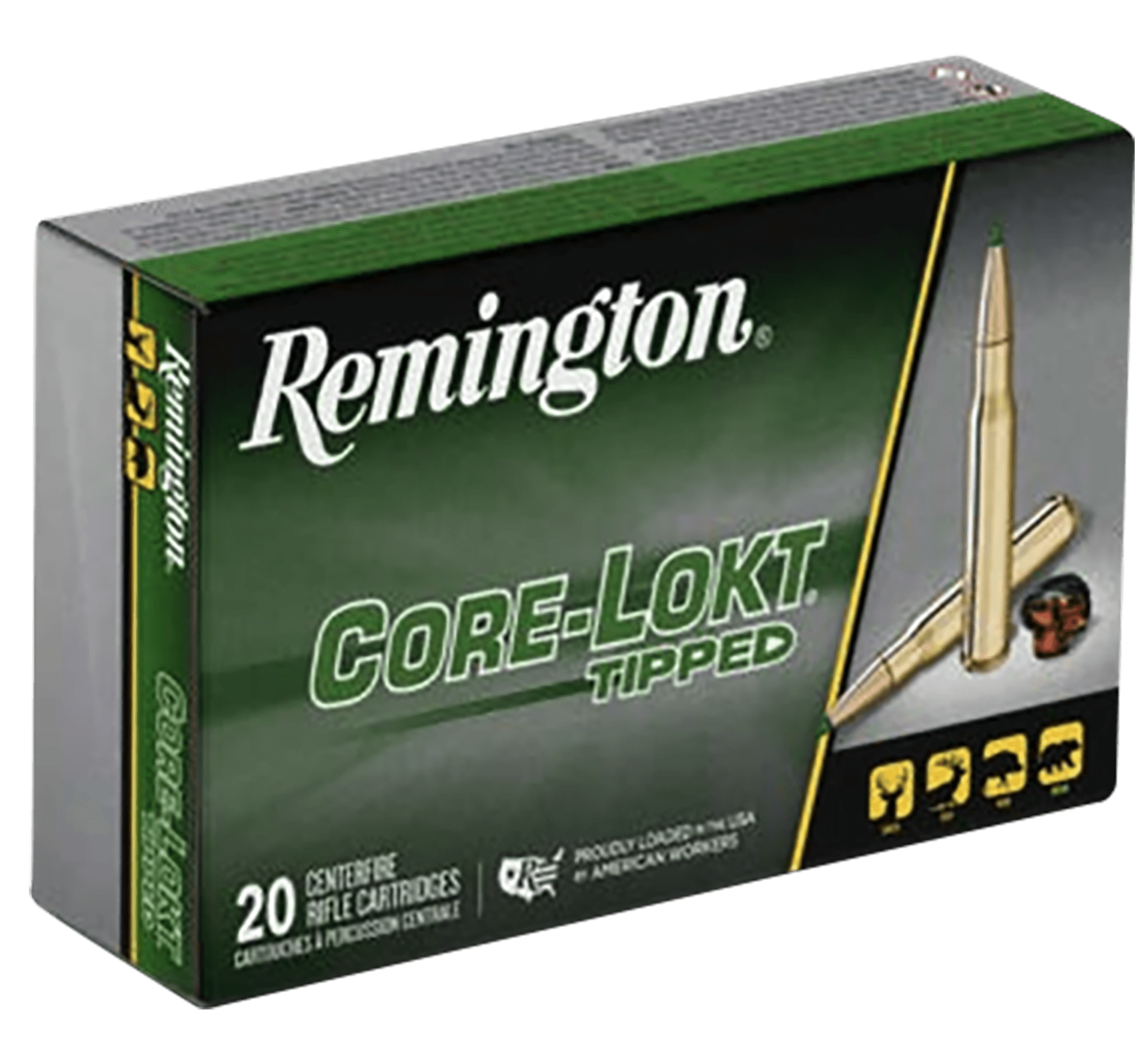 Remington Core Lokt Tipped 7mm-08 Remington Polymer Tip 140 Grain 20 Rounds