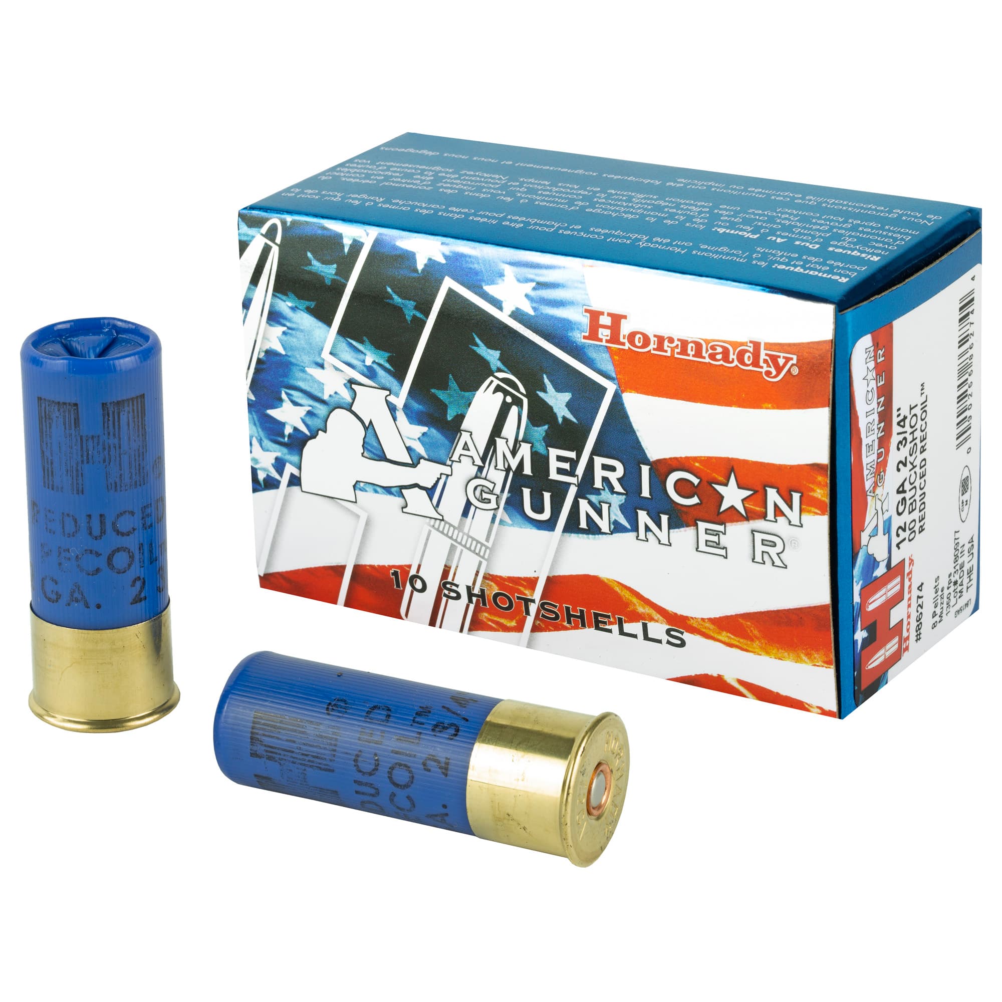 Hornady American Gunner 12 Gauge Buckshot 1 oz 10 Rounds