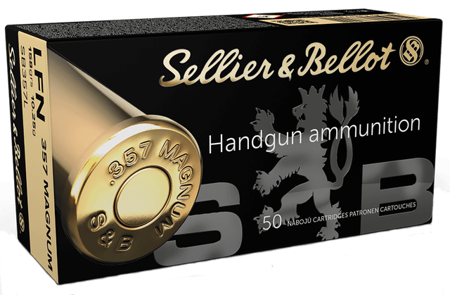 Sellier & Bellot SB357L 357 Magnum Lead Flat Nose 158 Grain 50 Rounds