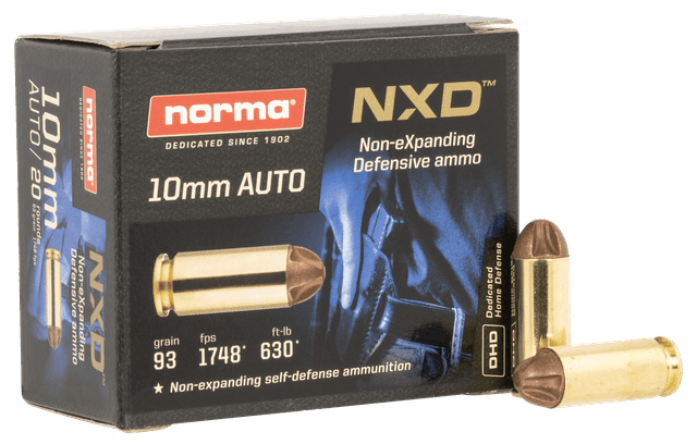 Norma Ammunition 611340020 Self Defense NXD 10mmAuto 93gr 20 Rounds