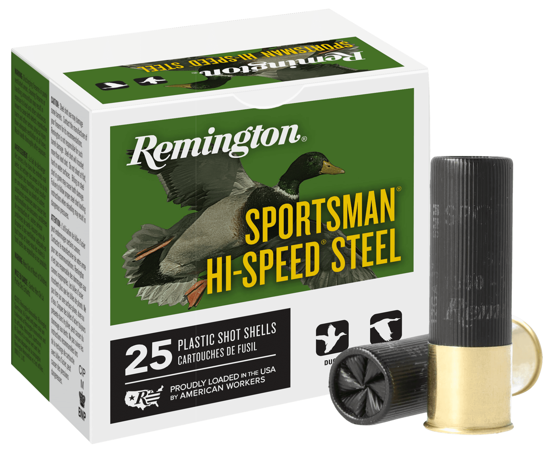 Remington Sportsman Hi-Speed Steel 12 Gauge 1 Ounce 6 Shot 25 Rounds