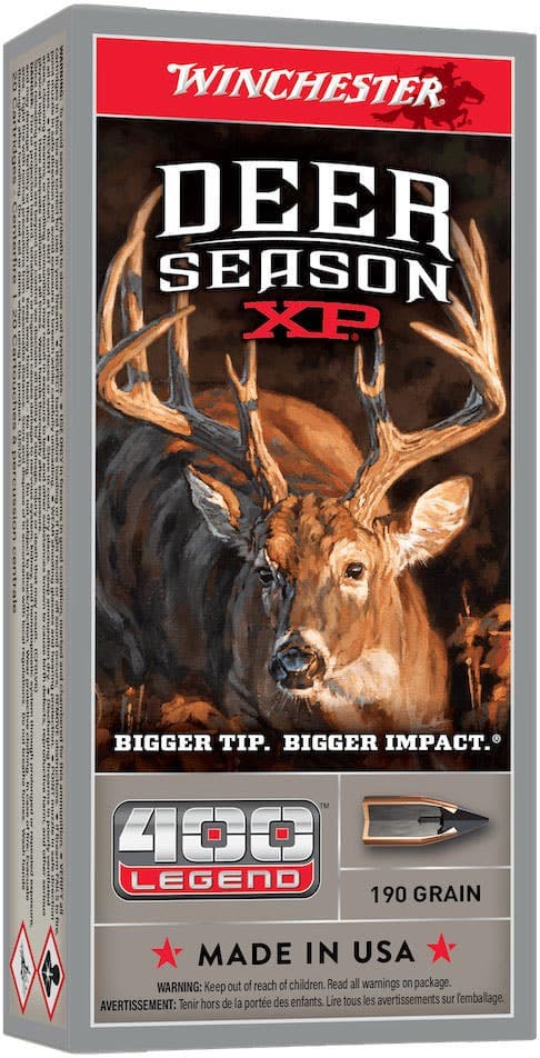 Winchester, Deer Season Xp, 400 Legend, Extreme Point, 190 Grain, 20 Rounds