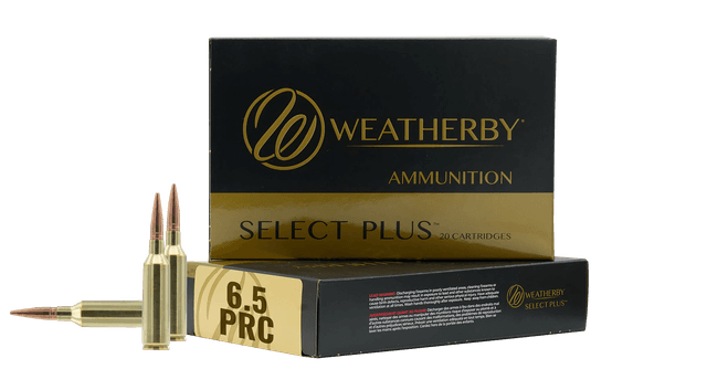Weatherby Select Plus 6.5 PRC Hammer Custom 124 Grain 20 Rounds