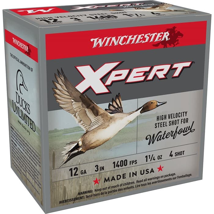 Winchester Super-X Xpert Hi-Velocity Steel 12 Gauge Steel Shot 1 1/4 Ounce 25 Rounds