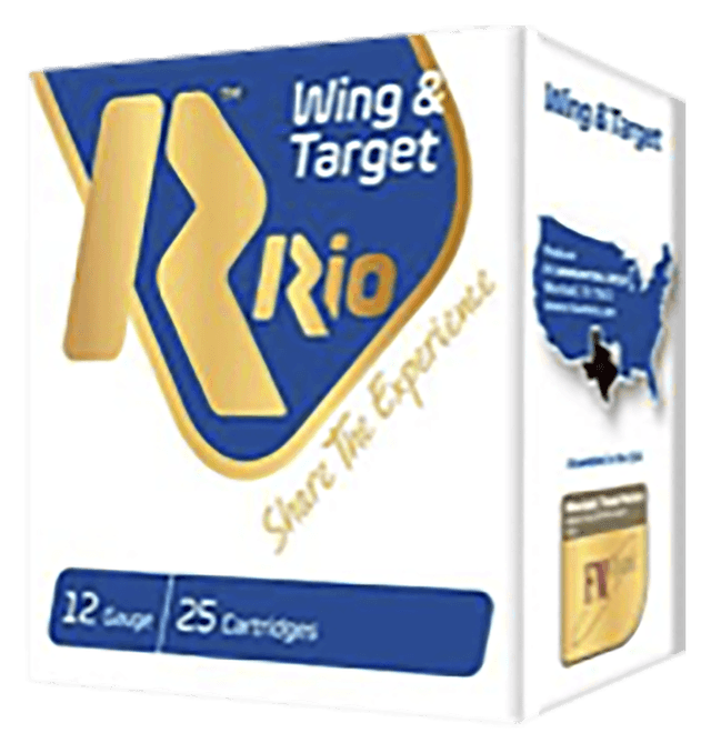 Rio Ammunition WT288 Wing & Target 12Gauge 2.75" 1oz 8Shot 25 Rounds