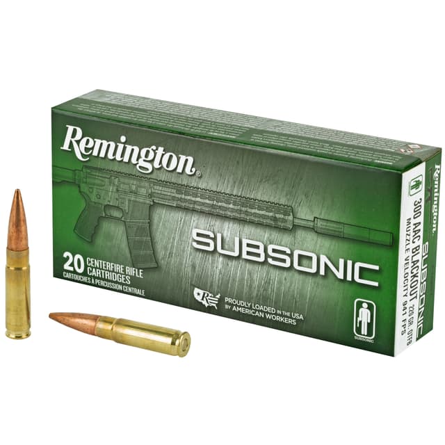 Remington Subsonic 300 AAC Blackout OTFB 220 Grain 20 Rounds