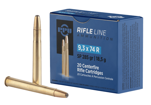 Prvi Partizan 9.3x74mm Rimmed 285gr SP 20rd Box