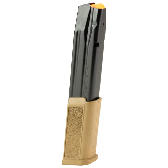 Sig Sauer P320 Compatible 9mm Luger Extended Coyote Brown Steel Magazine