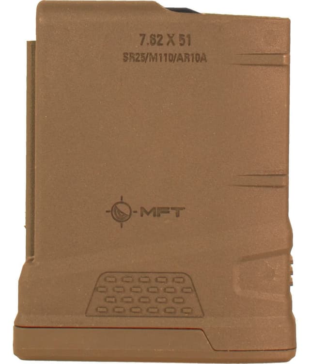 Mission First Tactical MFT Extreme Duty .308 10RD FDE AR10 Magazine