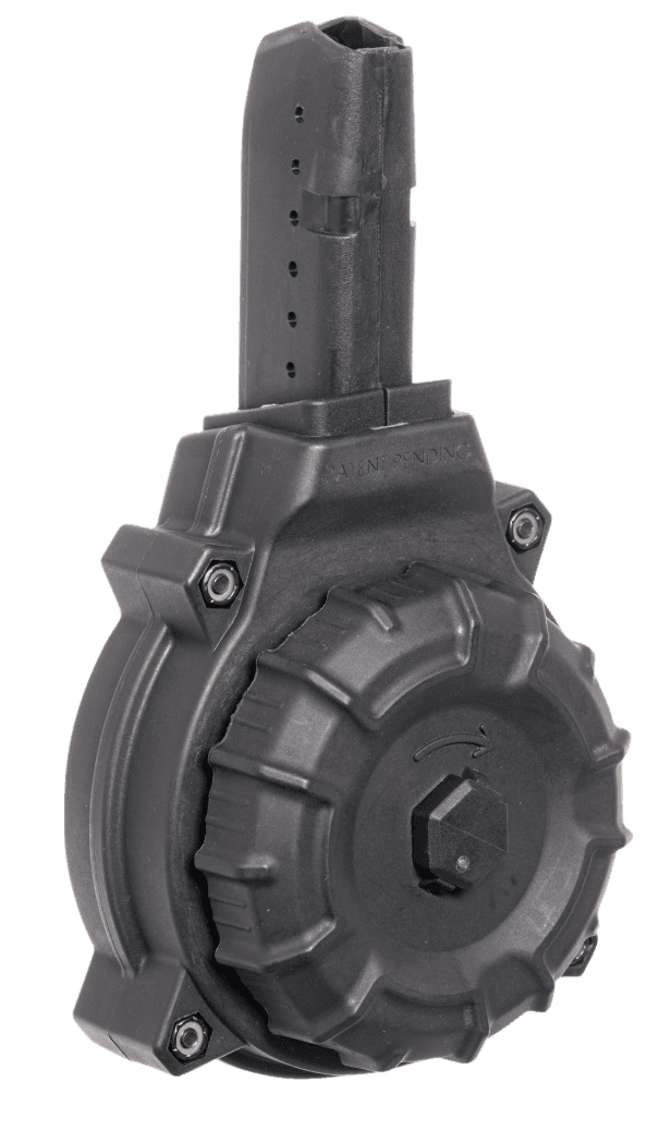 ProMag 50 Round Drum Magazine AR-15 Glock 9mm DuPont Zytel Polymer Compatible
