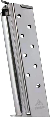 Iver Johnson 1911 GVT 10mm Auto Magazine 8 Round Stainless Steel Nickel Plated
