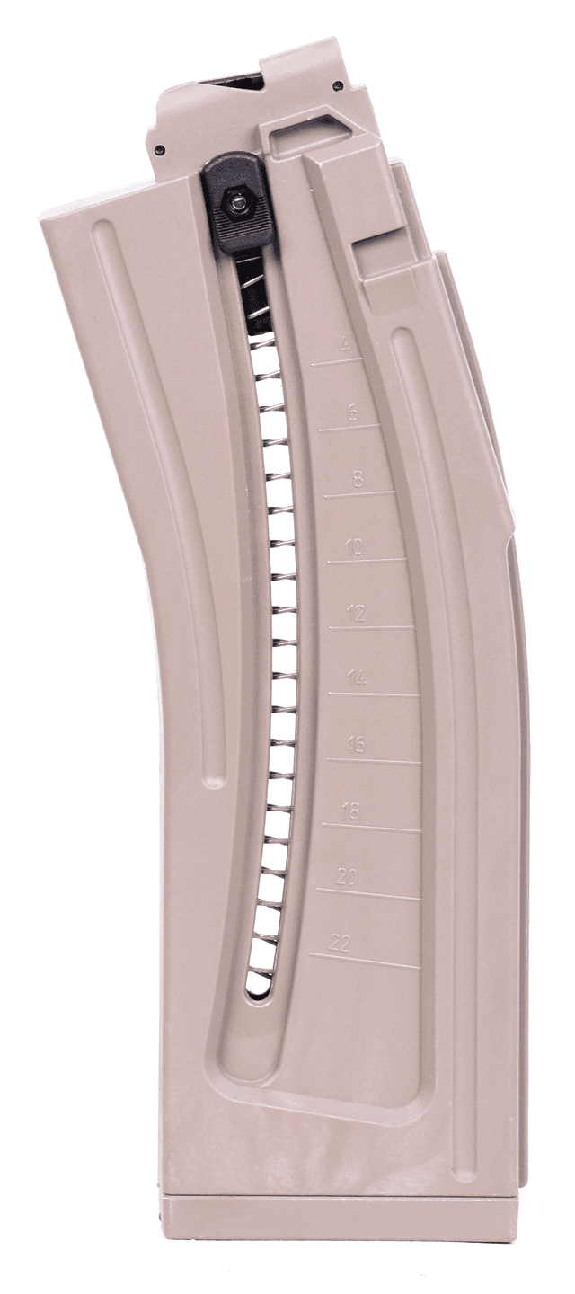 Blue Line Solutions Mauser Rimfire 4150020 M-15 22rd 22 LR Tan Polymer Magazine