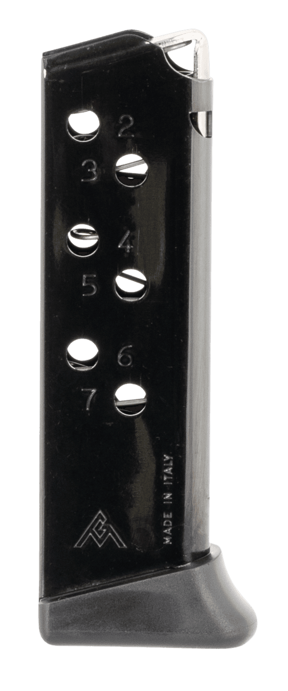Mec-Gar 7rd Detachable Magazine with Finger Rest 32 ACP for Walther PPK Blued Carbon Steel