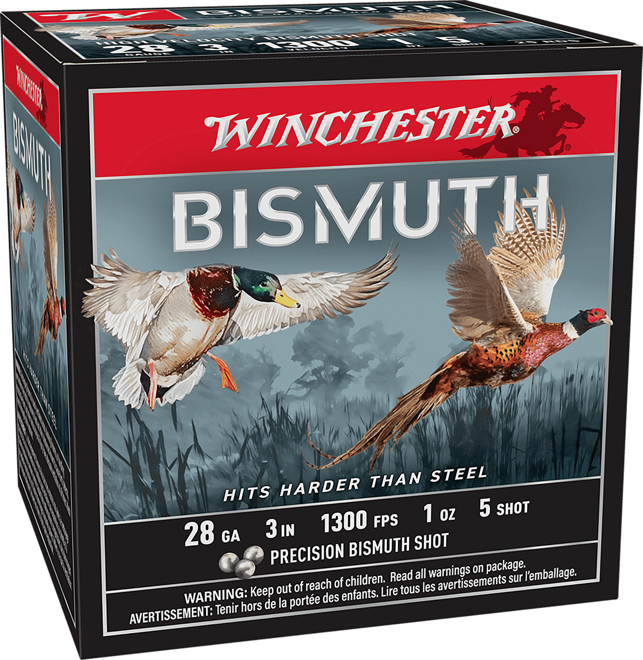Winchester SWB2835 28 Gauge Bismuth Shot 1 Ounce 25 Rounds