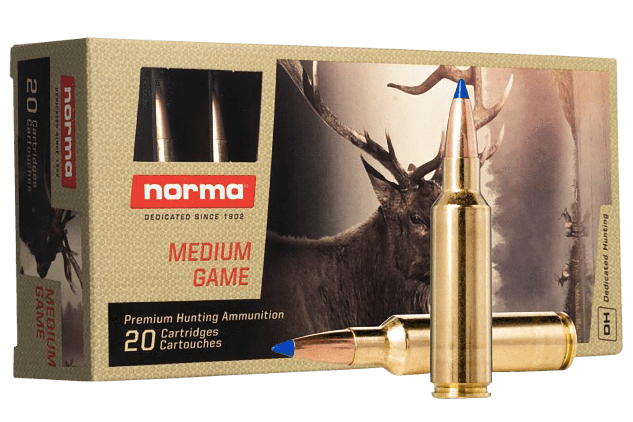 Norma Ammunition 20176102 Dedicated Hunting Bondstrike 300RUM 180gr Bonded Polymer Tip 20 Rounds