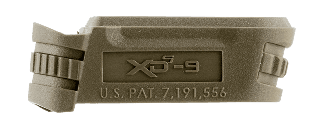 Springfield Armory XDS5901MFDE Polymer Backstrap Sleeve 9mm Luger Flat Dark Earth