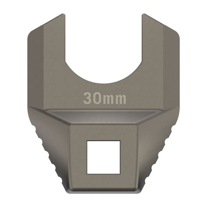 Real Avid AVMF30BNW Master -Fit Barrell Nut Wrench 30MM Titanium Titanium/Stainless Steel AR-Platform Free-Float Handle