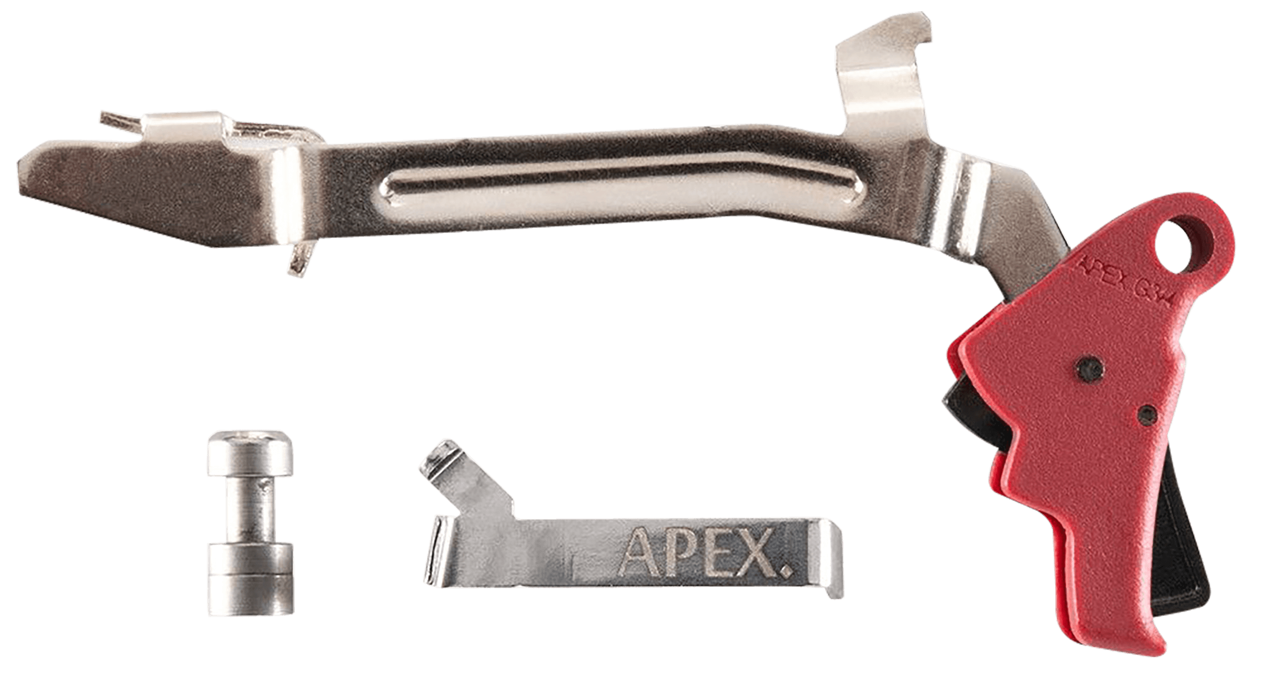 Apex Tactical Action Enhancement Slim Red Drop-In Compatible w/Glock Gen3-4 17-35