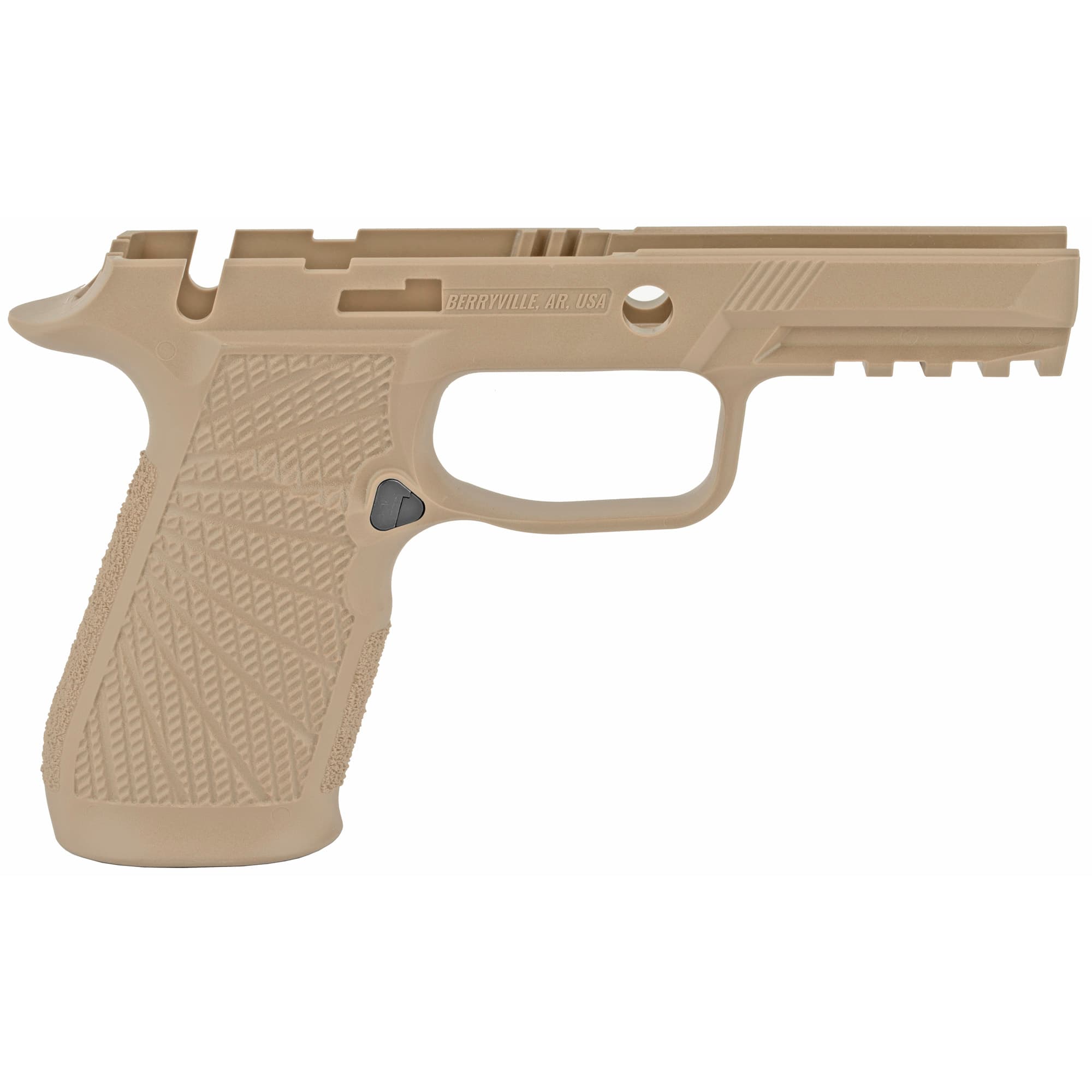 Wilson Combat Grip Module WCP320 Carry Tan Matte Fit Sig P320 Carry Manual Safety