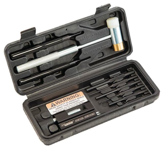 Wheeler 952636 AR15 Hammer & Roll Pin Punch Set Black Steel AR Platform Firearm