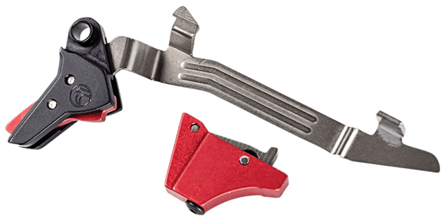 Timney Triggers Alpha Competition Red Straight Trigger Compatible with Glock Gen3-4