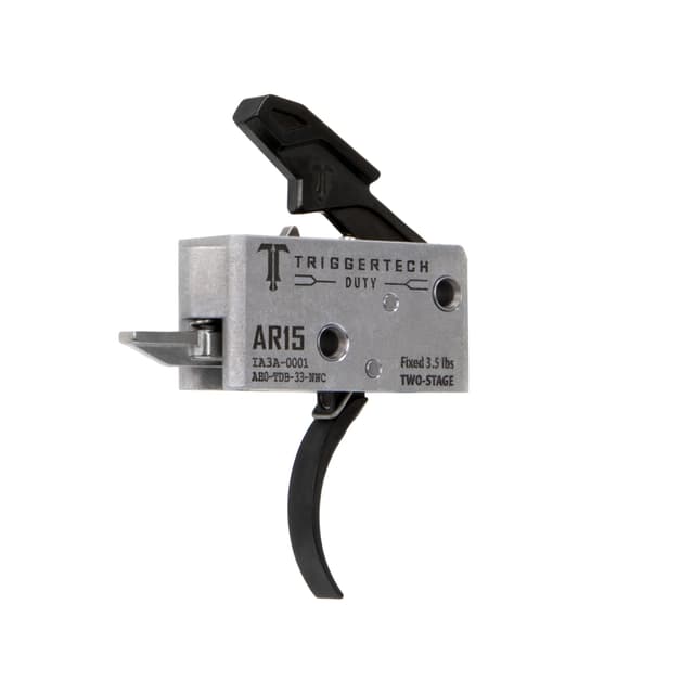Trigger Tech AR15 Duty Two Stage Trigger Curved Zero Creep Technology