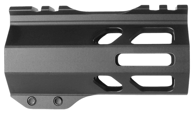 TacFire Ace MLok Handguard 4 Inch for AR15 Hardcoat Anodized Aluminum