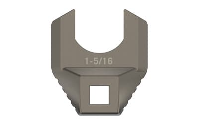 Real Avid AVMF1516BNW Master -Fit Barrell Nut Wrench 1 5/16" Titanium Titanium/Stainless Steel AR-Platform Free-Float Handle
