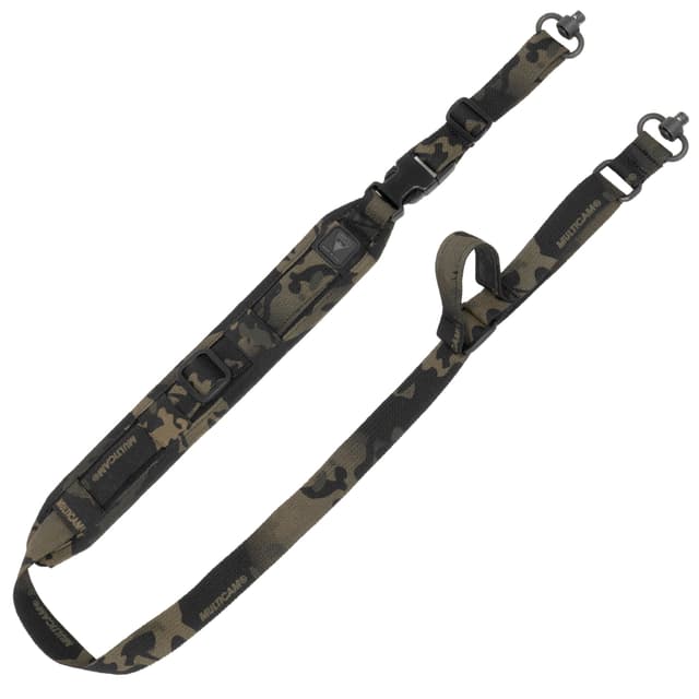 GrovTec US Inc GTSL326 QS 2-Point Sentinel with MultiCam Black Finish, 2" W, Adjustable Design & Push Button Swivels for Rifle/Shotgun