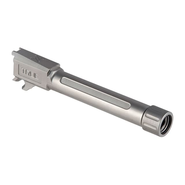 True Precision P365XL 9mm 3.70 Inch Threaded Barrel Satin Silver
