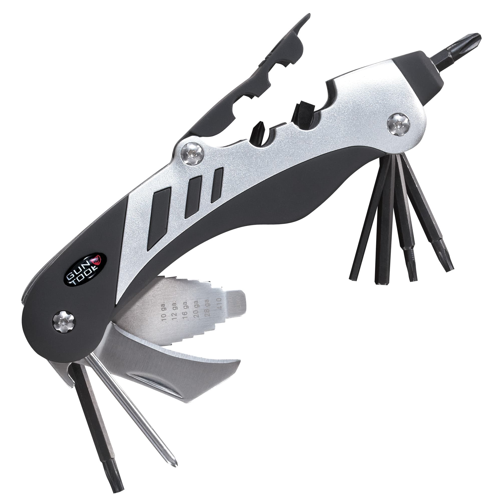 Real Avid AVGTCL211 Gun Tool Black/White Rubber Grip Coated Polymer Jackets Rifle/Shotgun