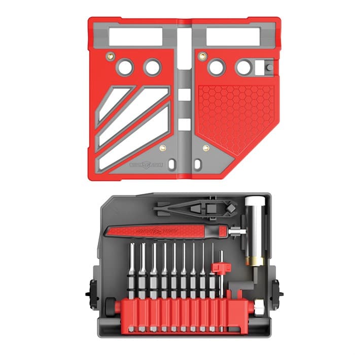 Real Avid AVMBBPKIT Master Gray/Red Steel 18 Pieces