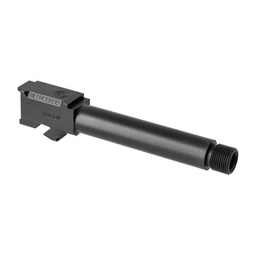 SilencerCo AC862 Threaded Barrel 4.50 Inch 9mm Luger Stainless Steel Fits Glock 19