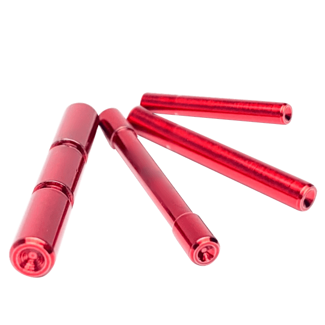 Cross Armory Crg4psrd 4 Pin Set Dimpled Extended for Glock Gen4 4140 Steel Red
