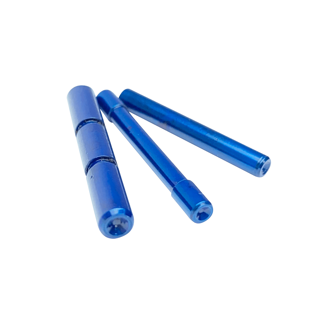 Cross Armory 3 Pin Dimpled Steel Set for Glock Gen1-3 Blue