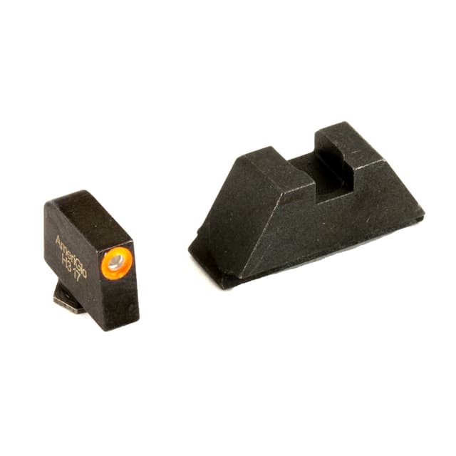 AmeriGlo GL511 Glock Optic Compatible Sight Set XL Green Tritium Orange Front