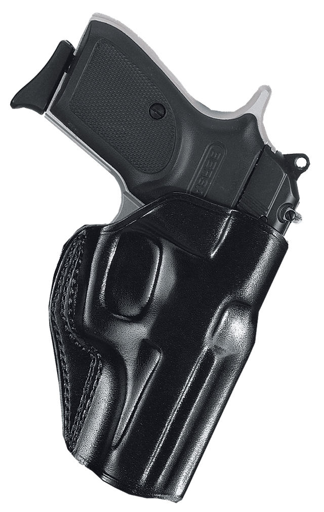 Galco SG652B Stinger OWB Black Leather Belt Loop Fits S&W M&P Shield Fits S&W M&P Shield Plus Fits S&W M&P Shield 2.0 Right Hand