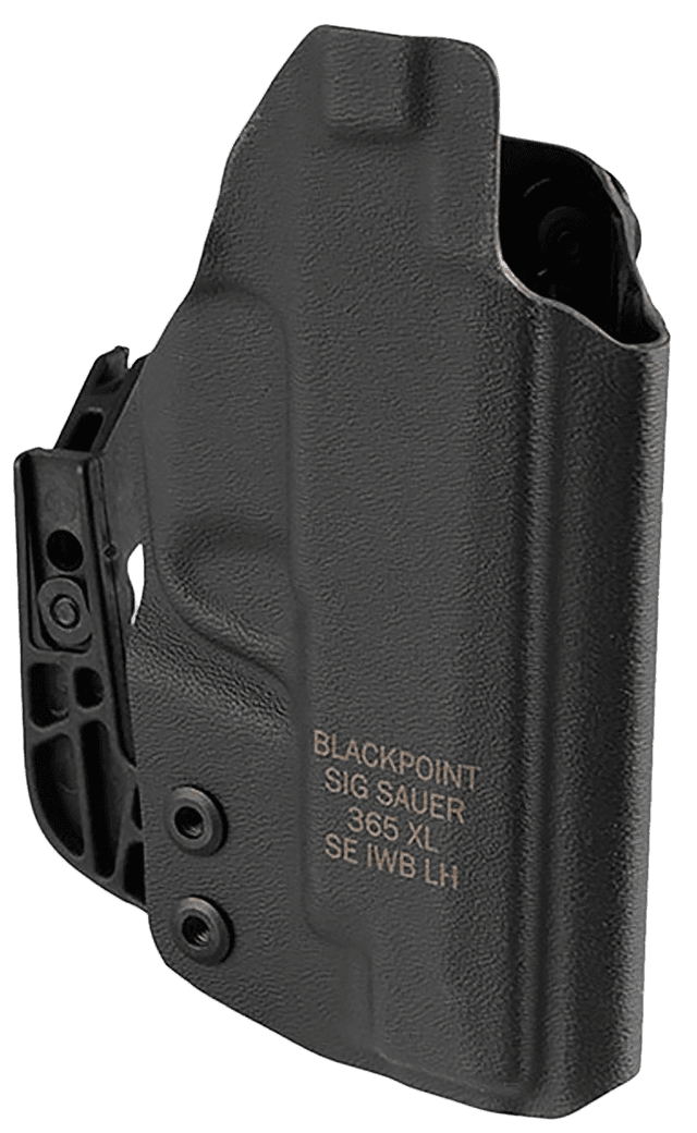 Sig Sauer HOL365XLAPXLH Tactical IWB Black Polymer Belt Clip Fits Sig P365XL