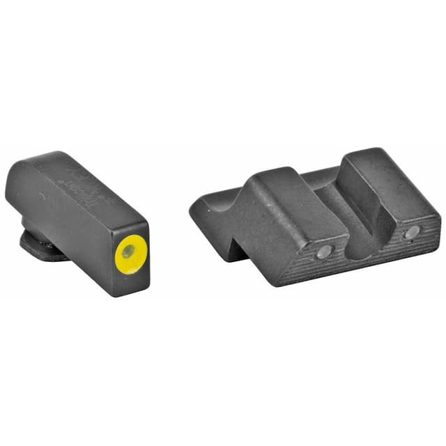 Trijicon HD Night Sights Green Tritium Yellow Outline Front Green Tritium Rear Glock 42 43 Small Frame