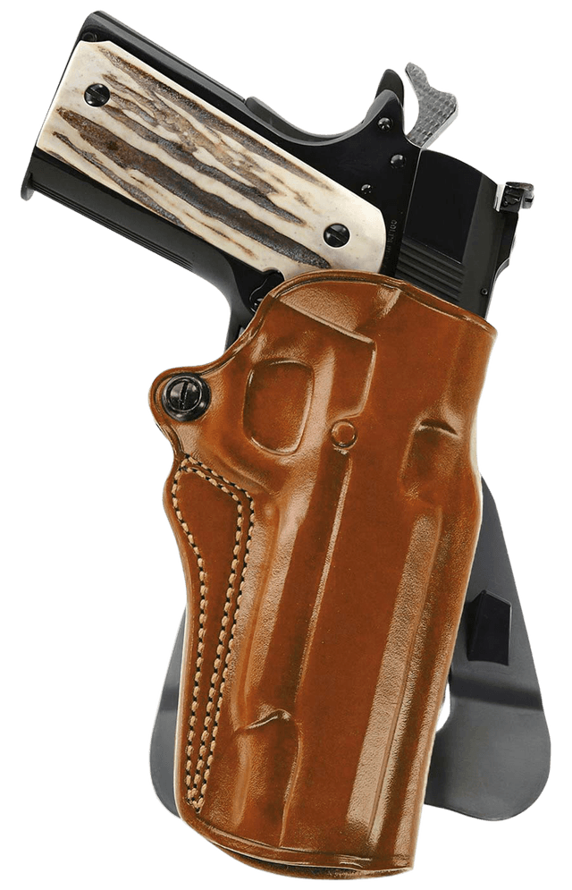 Galco SM2-652 Speed Master 2.0 OWB Tan Leather Paddle Fits Mossberg MC1sc/Ruger Max-9/S&W M&P Shield Plus/Shield 3"9/40 & 2.0 9/40 Right Hand
