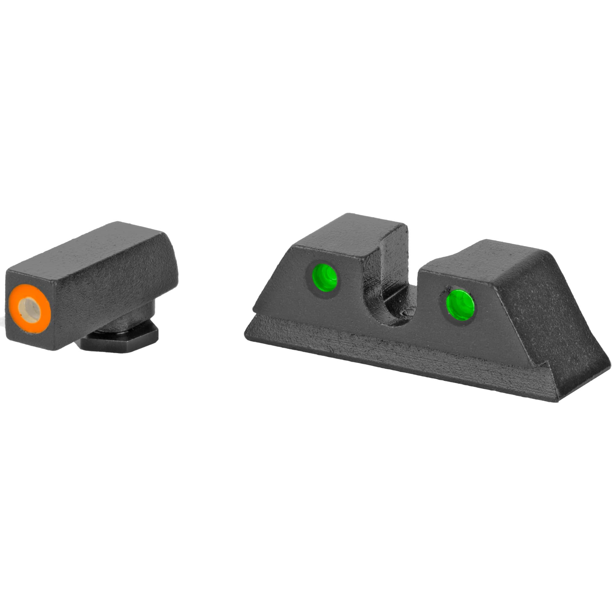 Meprolight USA 465003131 Hyper-Bright Green Tritium Orange Outline Front Sight-Green Tritium Black Outline Rear Sight Taurus G3C