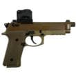 Beretta M9A4 G 9mm Luger 3 inch 8 Rounds Gray Finish with Steiner MPS 3.3 MOA