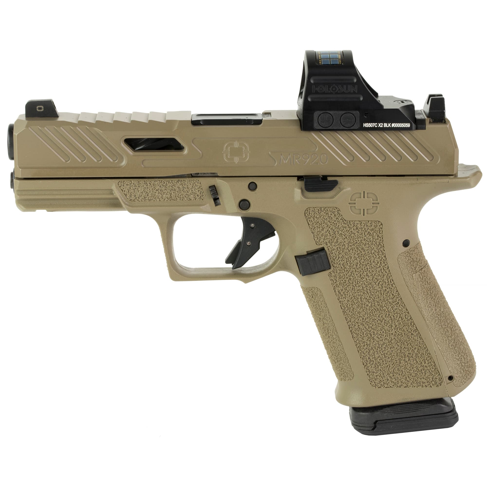 Shadow Systems MR920 9mm 4.5" 15 Rounds FDE Frame Elite Slide Optic Cut
