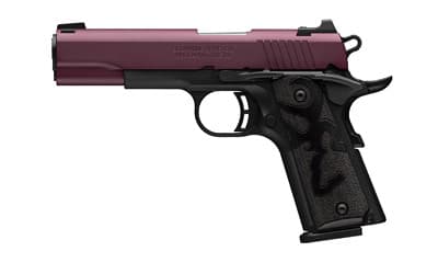 Browning 1911-380 380 ACP 4.25in 8 Rounds Cherry Cerakote Matte Stainless