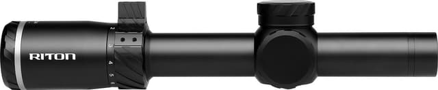 Riton 5 Tactix Rifle Scope 1-10x24mm FFL MIL Dual Throw Lever 34mm