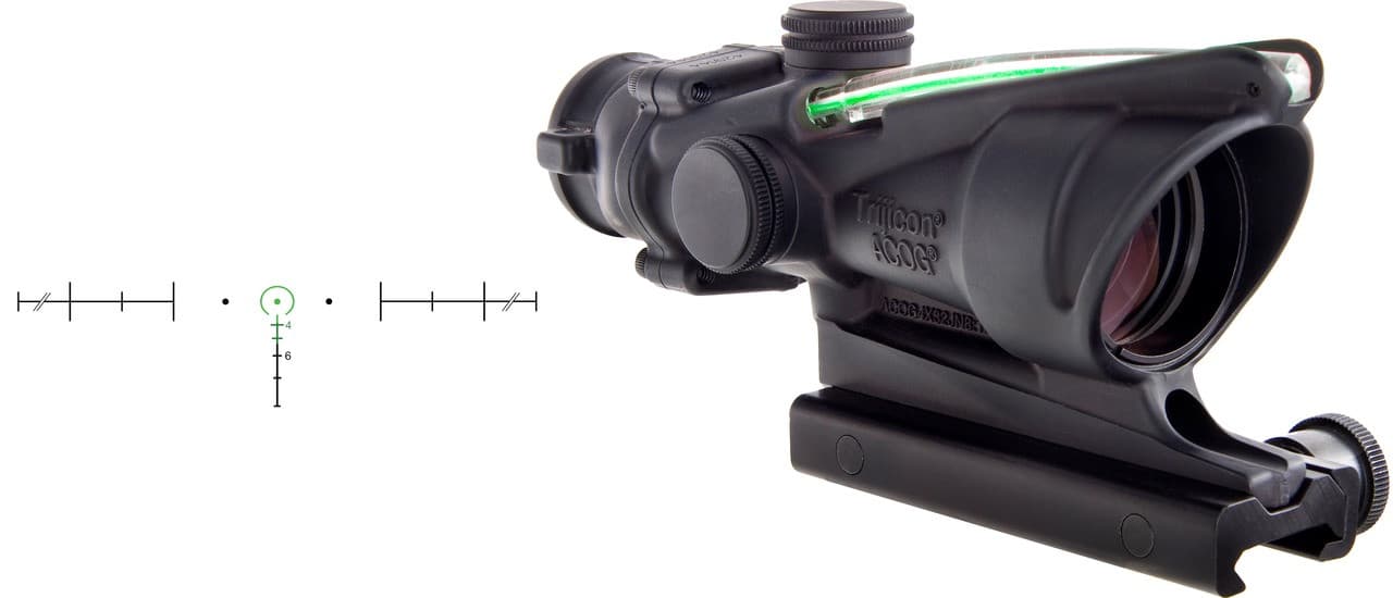 Trijicon ACOG 4x32 Green Horseshoe BDC .223 5.56 with TA51 Mount