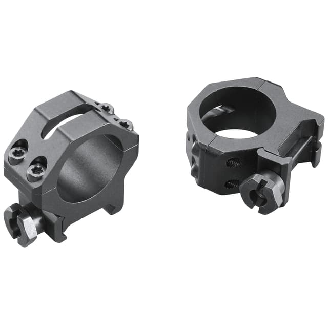 Weaver 48360 1in Medium 4 Hole Skeleton Rings Matte Finish for 1in and 30mm Scopes Picatinny