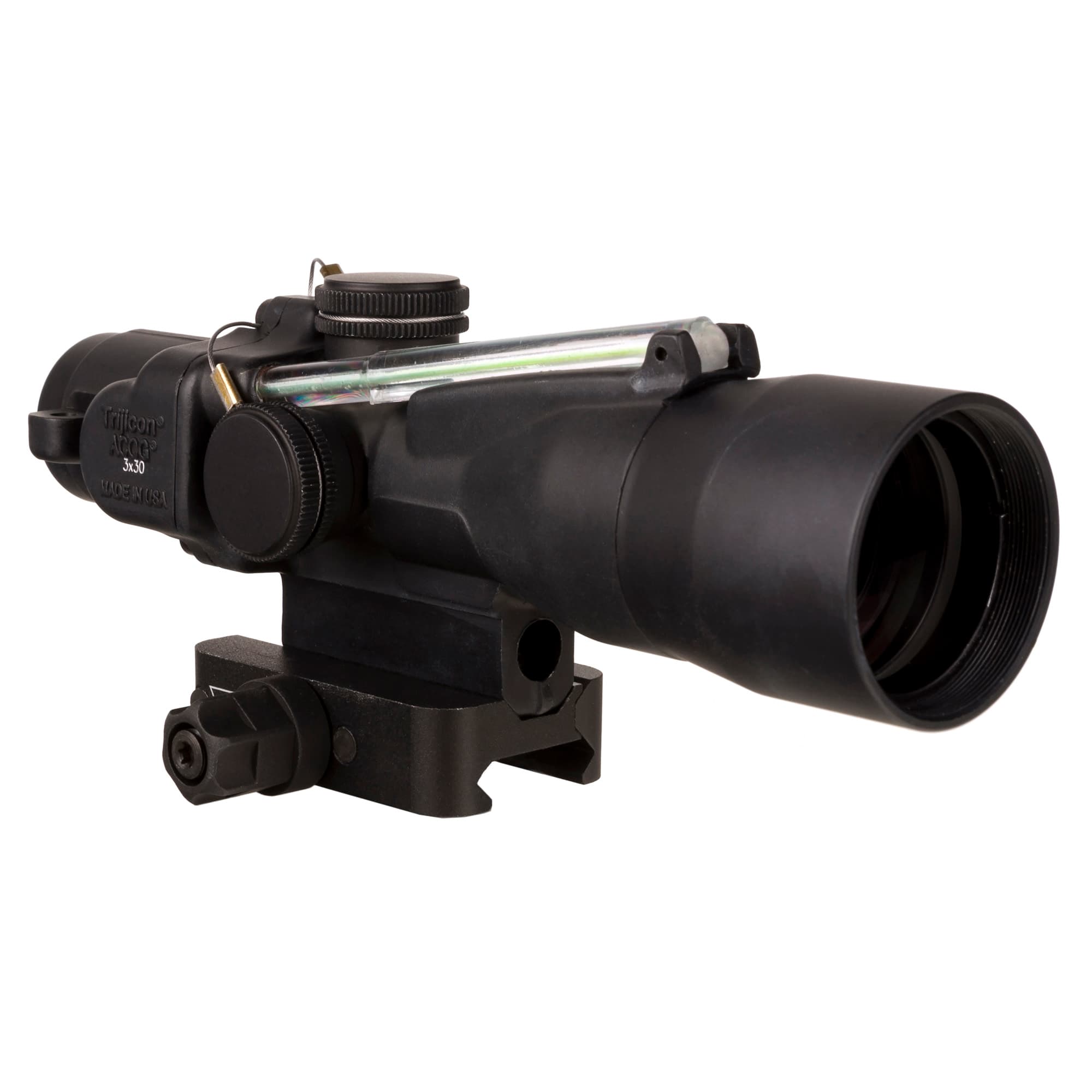 Trijicon Acog 3x30 Green Horseshoe Dot Reticle BAC Qloc Mount 223