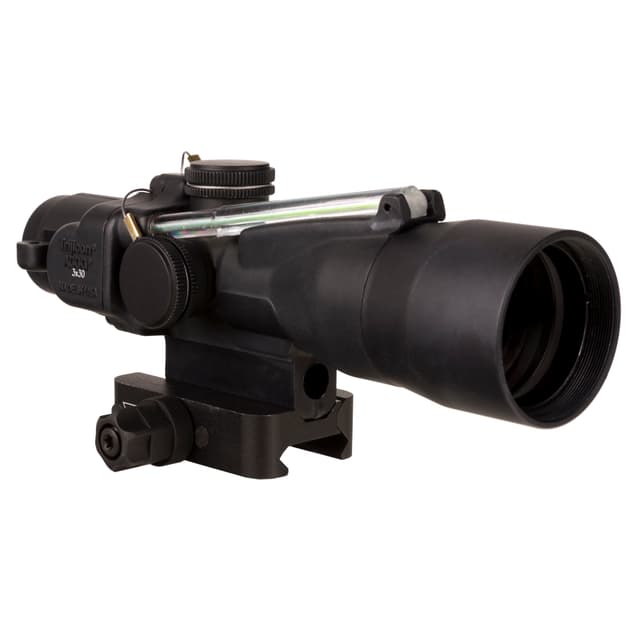 Trijicon Acog 3x30 Green Horseshoe Dot Reticle BAC Qloc Mount 223