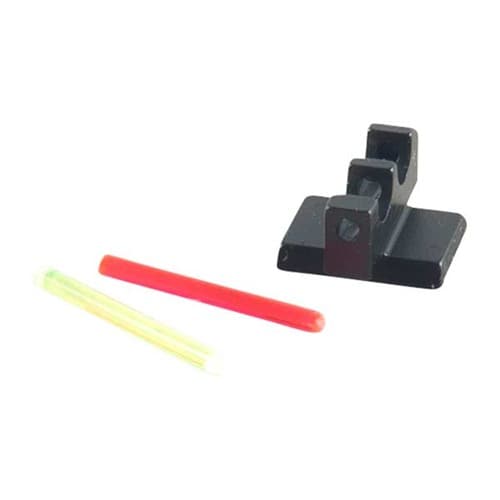 EGW 60 Degree Front Sight Fiber Optic Green Red for 1911 Officers .200 Height